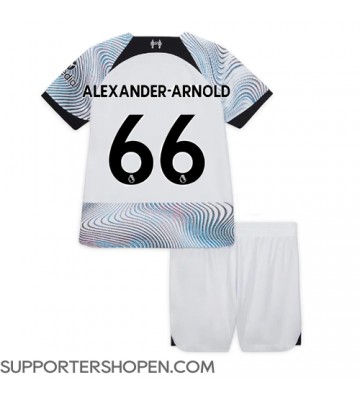 Liverpool Alexander-Arnold #66 Bortatröja Barn 2022-23 Kortärmad (+ korta byxor)